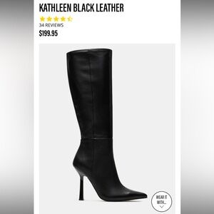 Black Kathleen Boots from Steve Madden